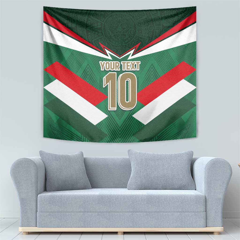 Custom Mexico Football Tapestry El Tricolor 2024 - Wonder Print Shop
