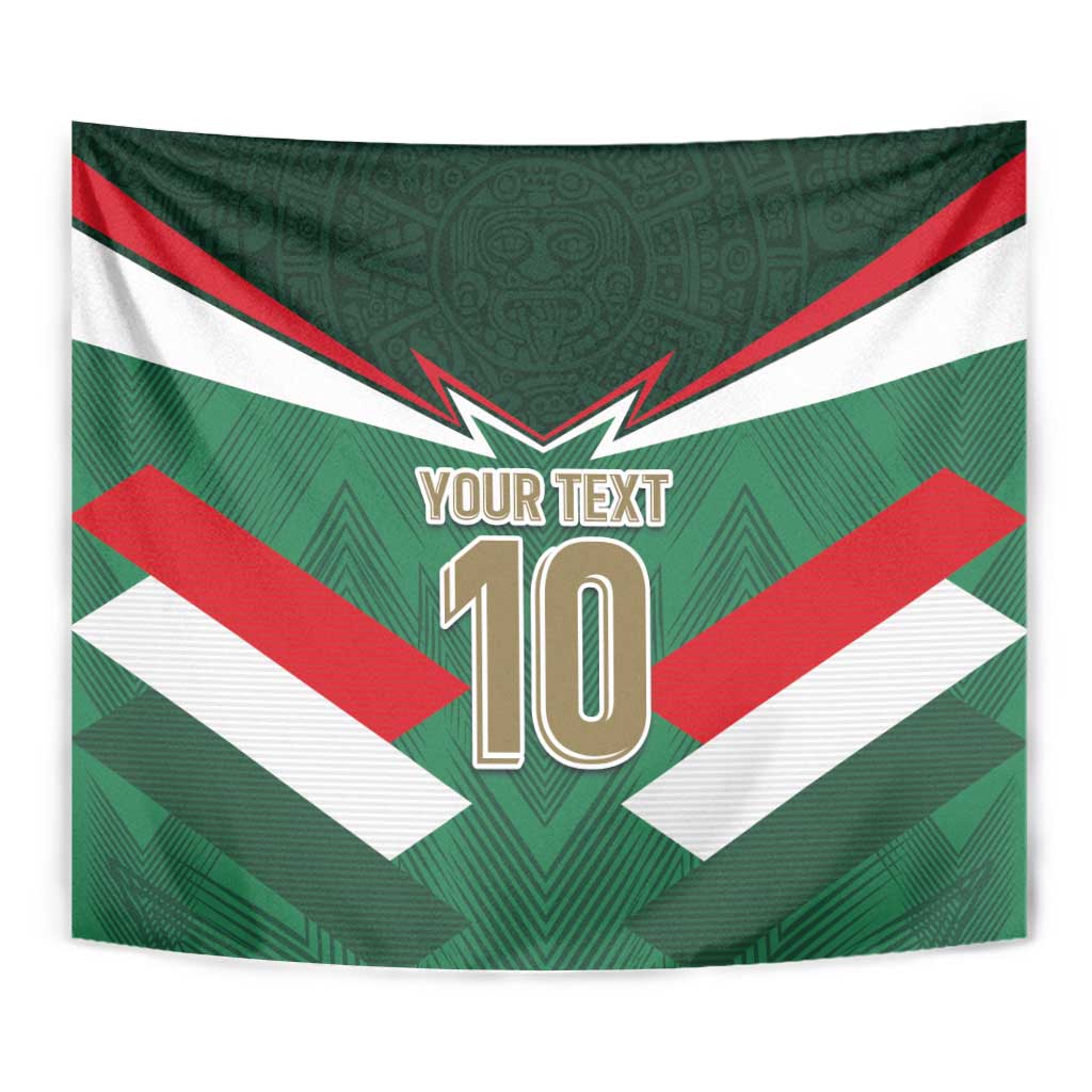 Custom Mexico Football Tapestry El Tricolor 2024 - Wonder Print Shop
