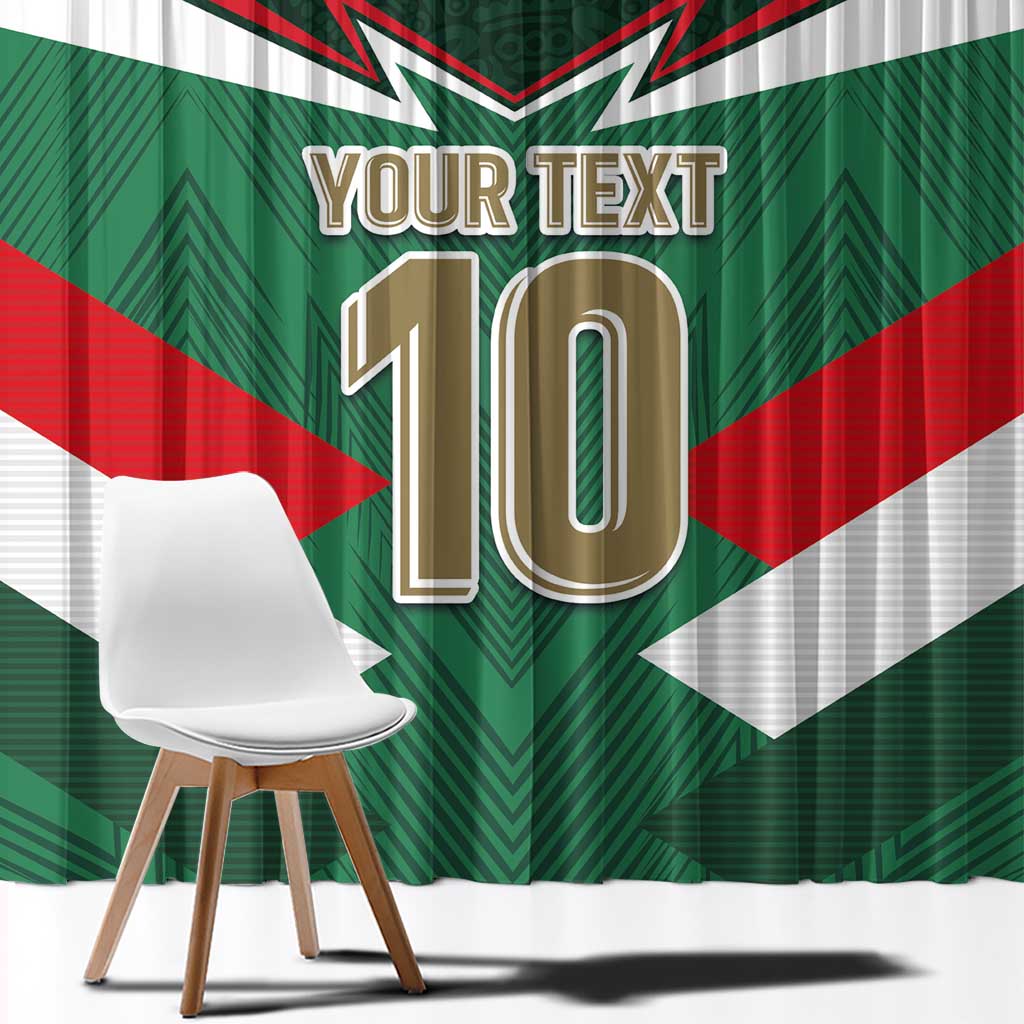 Custom Mexico Football Window Curtain El Tricolor 2024 - Wonder Print Shop