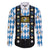 Bavaria Traditional Lederhosen Costume Family Matching Summer Maxi Dress and Hawaiian Shirt Bavaria Emblem - Blue Plaid Pattern with Edelweiss Flowers - Wonder Print Shop