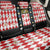 Bavaria Traditional Lederhosen Costume Back Car Seat Cover Bavaria Emblem -  Red Plaid Pattern with Edelweiss Flowers