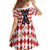 Bavaria Traditional Lederhosen Costume Family Matching Summer Maxi Dress and Hawaiian Shirt Bavaria Emblem -  Red Plaid Pattern with Edelweiss Flowers - Wonder Print Shop