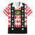 Bavaria Traditional Lederhosen Costume Family Matching Summer Maxi Dress and Hawaiian Shirt Bavaria Emblem -  Red Plaid Pattern with Edelweiss Flowers - Wonder Print Shop