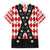 Bavaria Traditional Lederhosen Costume Family Matching Summer Maxi Dress and Hawaiian Shirt Bavaria Emblem -  Red Plaid Pattern with Edelweiss Flowers - Wonder Print Shop