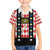 Bavaria Traditional Lederhosen Costume Family Matching Summer Maxi Dress and Hawaiian Shirt Bavaria Emblem -  Red Plaid Pattern with Edelweiss Flowers - Wonder Print Shop