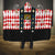 Bavaria Traditional Lederhosen Costume Hooded Blanket Bavaria Emblem -  Red Plaid Pattern with Edelweiss Flowers - Wonder Print Shop