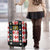 Bavaria Traditional Lederhosen Costume Luggage Cover Bavaria Emblem -  Red Plaid Pattern with Edelweiss Flowers - Wonder Print Shop