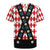 Bavaria Traditional Lederhosen Costume Rugby Jersey Bavaria Emblem -  Red Plaid Pattern with Edelweiss Flowers - Wonder Print Shop