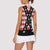 Bavaria Traditional Lederhosen Costume Women Sleeveless Polo Shirt Bavaria Emblem -  Red Plaid Pattern with Edelweiss Flowers - Wonder Print Shop