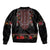 Traditional Romanian Costume - Costum Popular Bomber Jacket Traditional Romanian Motif and Folk Floral Embroidery Style