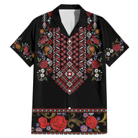 Traditional Romanian Costume - Costum Popular Family Matching Mermaid Dress and Hawaiian Shirt Traditional Romanian Motif and Folk Floral Embroidery Style - Wonder Print Shop