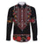 Traditional Romanian Costume - Costum Popular Family Matching Summer Maxi Dress and Hawaiian Shirt Traditional Romanian Motif and Folk Floral Embroidery Style - Wonder Print Shop