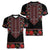 Traditional Romanian Costume - Costum Popular Women V-Neck T-Shirt Traditional Romanian Motif and Folk Floral Embroidery Style - Wonder Print Shop