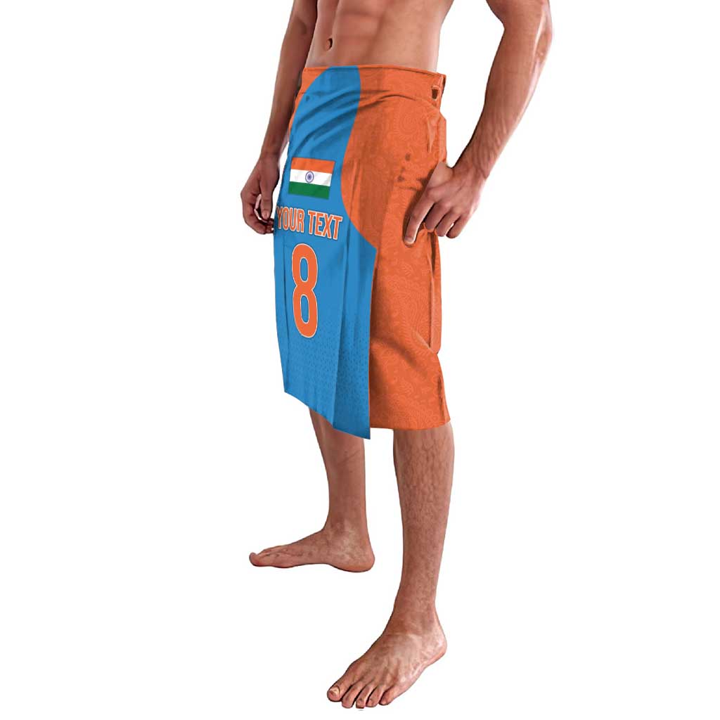 Custom India Cricket Mix Paisley Pattern Lavalava - Wonder Print Shop