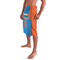 Custom India Cricket Mix Paisley Pattern Lavalava - Wonder Print Shop