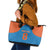 Custom India Cricket Mix Paisley Pattern Leather Tote Bag - Wonder Print Shop
