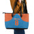 Custom India Cricket Mix Paisley Pattern Leather Tote Bag - Wonder Print Shop