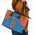 Custom India Cricket Mix Paisley Pattern Leather Tote Bag - Wonder Print Shop