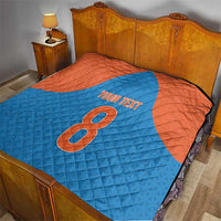 Custom India Cricket Mix Paisley Pattern Quilt - Wonder Print Shop