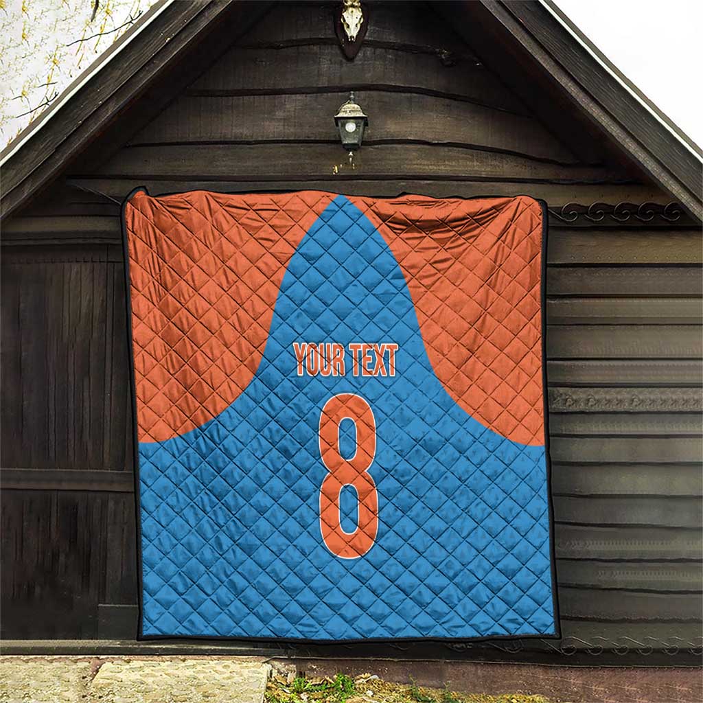 Custom India Cricket Mix Paisley Pattern Quilt - Wonder Print Shop