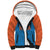 Custom India Cricket Mix Paisley Pattern Sherpa Hoodie - Wonder Print Shop