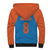 Custom India Cricket Mix Paisley Pattern Sherpa Hoodie - Wonder Print Shop