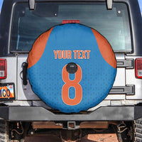 Custom India Cricket Mix Paisley Pattern Spare Tire Cover - Wonder Print Shop