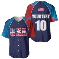 Custom USA Cricket Baseball Jersey With Flag Style - Wonder Print Shop