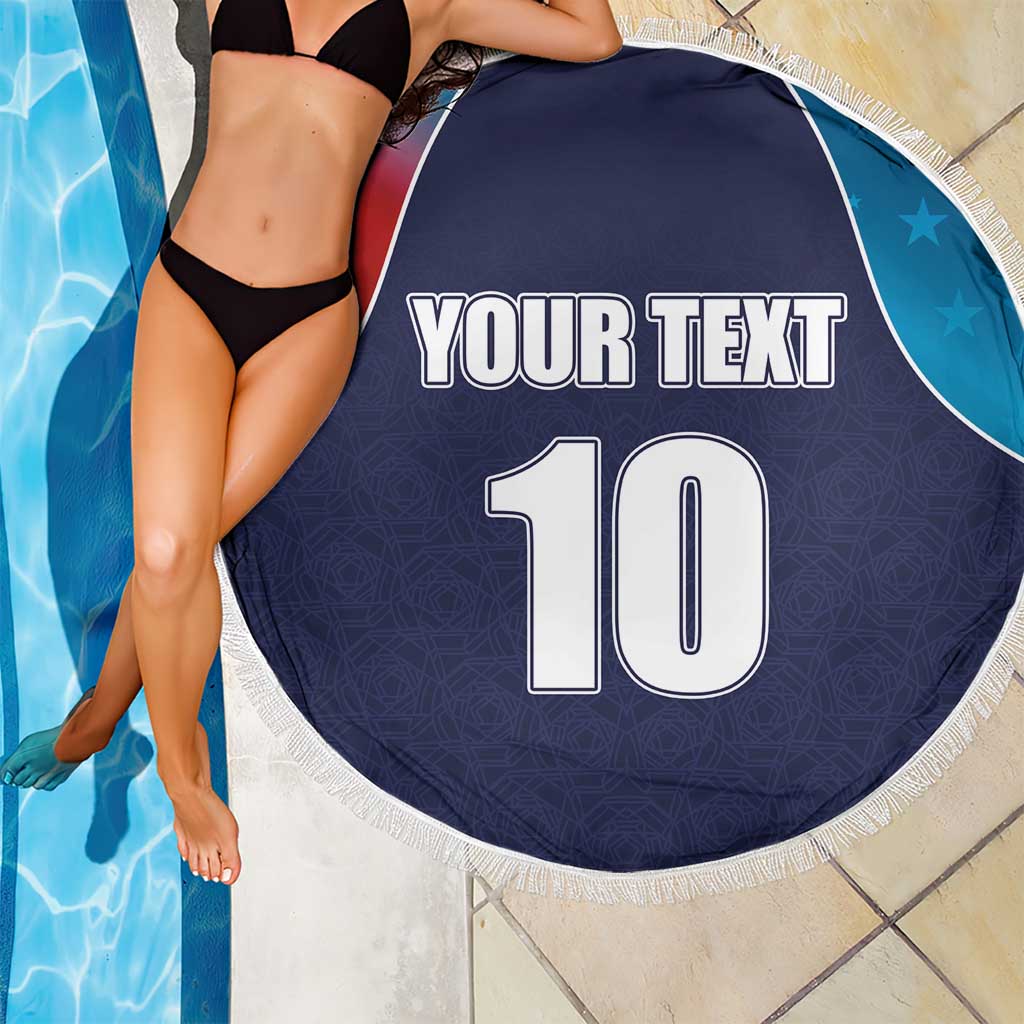 Custom USA Cricket Beach Blanket With Flag Style - Wonder Print Shop