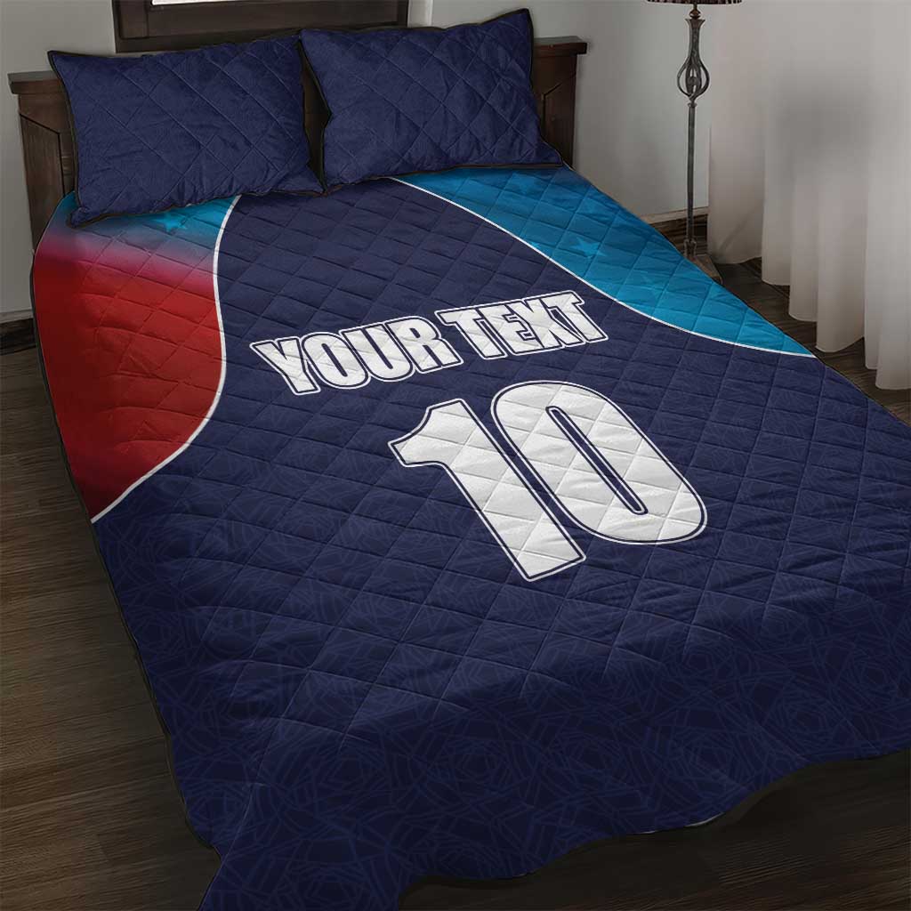 Custom USA Cricket Quilt Bed Set With Flag Style - Wonder Print Shop
