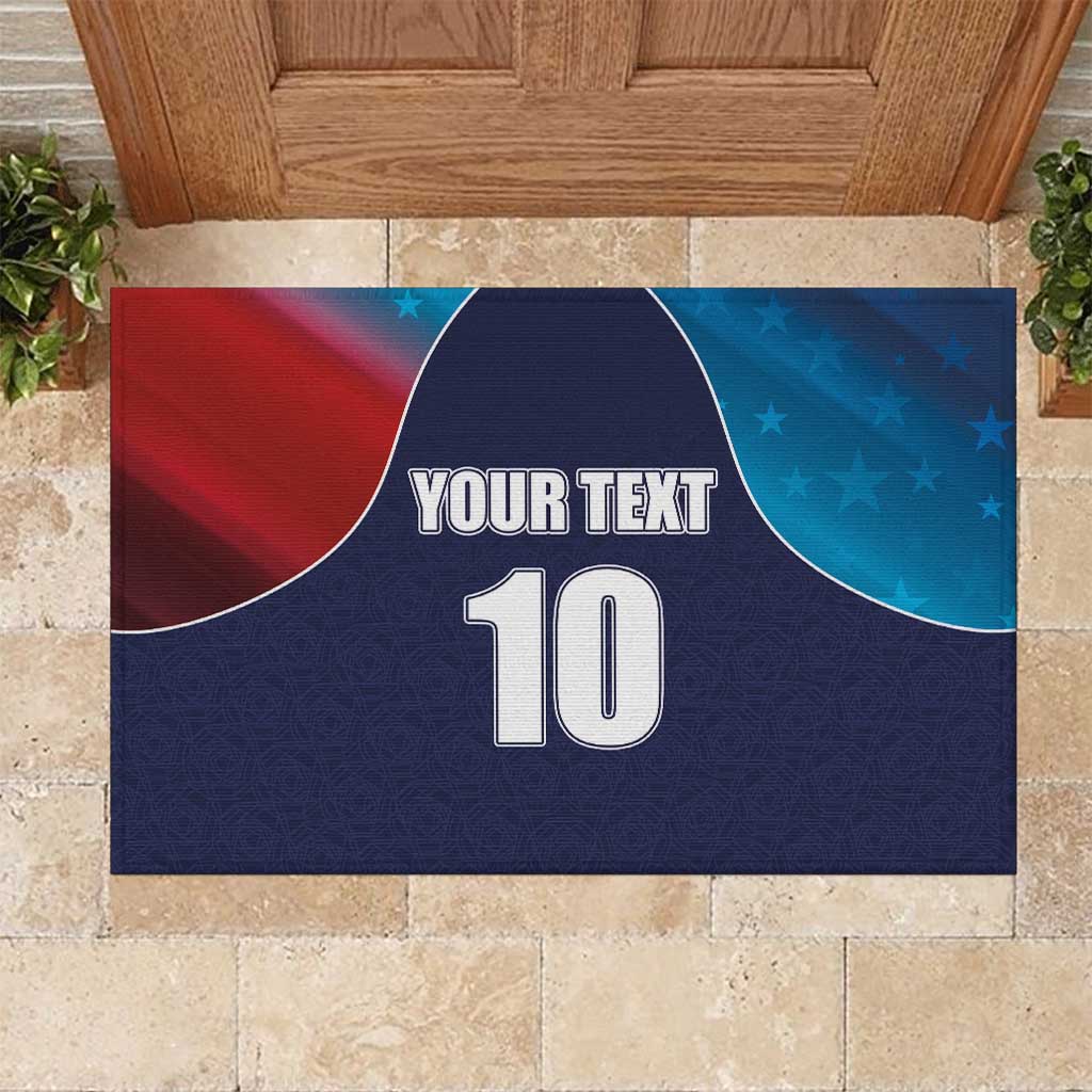 Custom USA Cricket Rubber Doormat With Flag Style - Wonder Print Shop