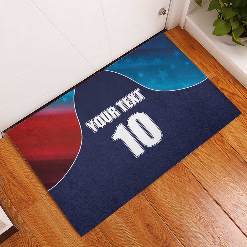 Custom USA Cricket Rubber Doormat With Flag Style - Wonder Print Shop