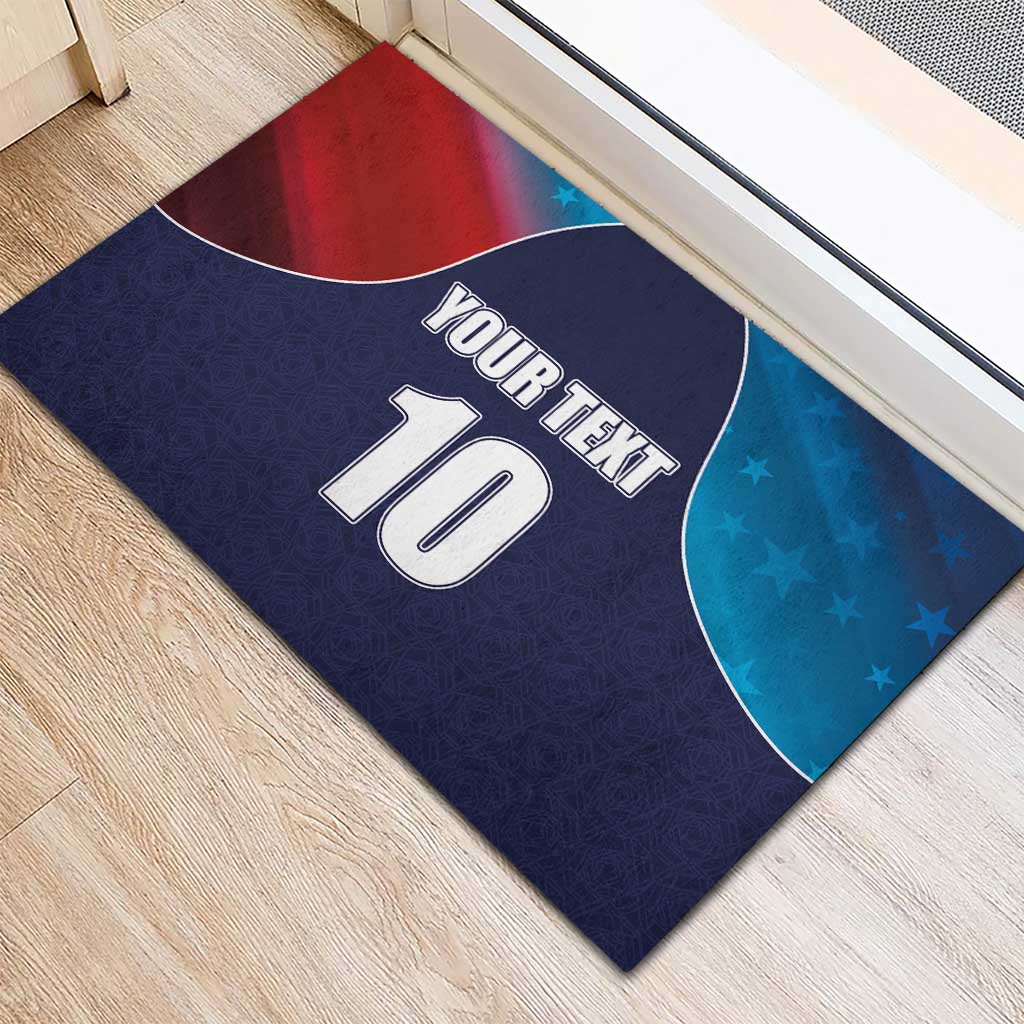 Custom USA Cricket Rubber Doormat With Flag Style - Wonder Print Shop