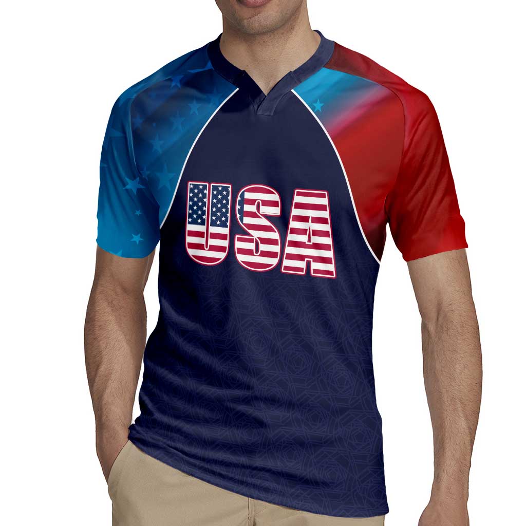 Custom USA Cricket Rugby Jersey With Flag Style - Wonder Print Shop
