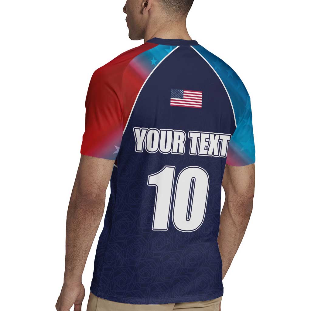 Custom USA Cricket Rugby Jersey With Flag Style - Wonder Print Shop