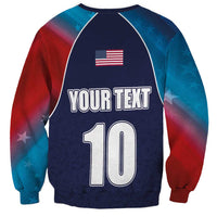 Custom USA Cricket Sweatshirt With Flag Style - Wonder Print Shop