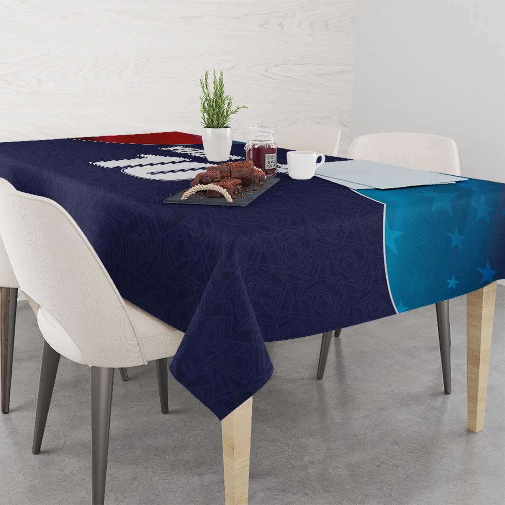 Custom USA Cricket Tablecloth With Flag Style - Wonder Print Shop