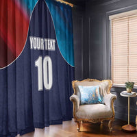 Custom USA Cricket Window Curtain With Flag Style - Wonder Print Shop