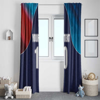 Custom USA Cricket Window Curtain With Flag Style - Wonder Print Shop