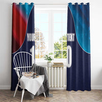 Custom USA Cricket Window Curtain With Flag Style - Wonder Print Shop