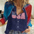 Custom USA Cricket Women Casual Shirt With Flag Style - Wonder Print Shop