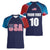 Custom USA Cricket Women V-Neck T-Shirt With Flag Style - Wonder Print Shop
