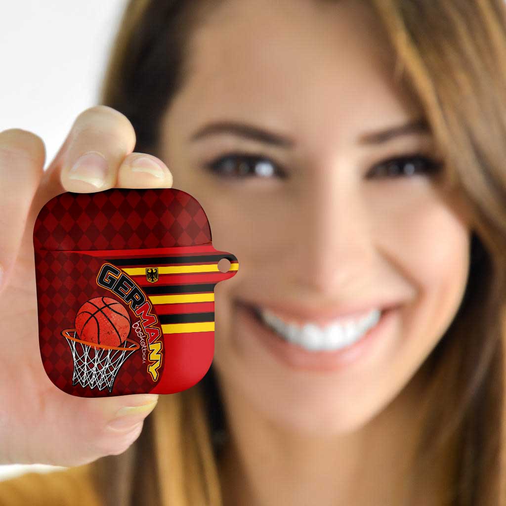 Basketball Fan Jersey Germany AirPods Case Die Mannschaft 2025 - Wonder Print Shop