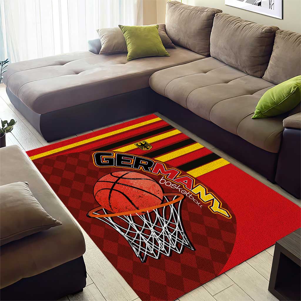 Basketball Fan Jersey Germany Area Rug Die Mannschaft 2025 - Wonder Print Shop