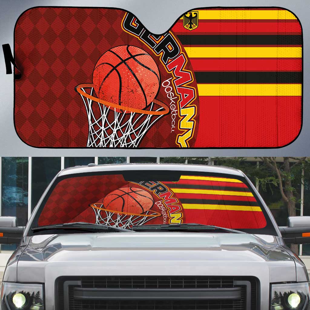 Basketball Fan Jersey Germany Auto Sun Shade Die Mannschaft 2025 - Wonder Print Shop
