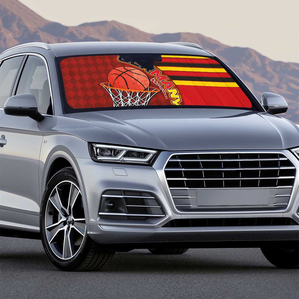 Basketball Fan Jersey Germany Auto Sun Shade Die Mannschaft 2025 - Wonder Print Shop