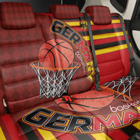 Basketball Fan Jersey Germany Back Car Seat Cover Die Mannschaft 2025 - Wonder Print Shop