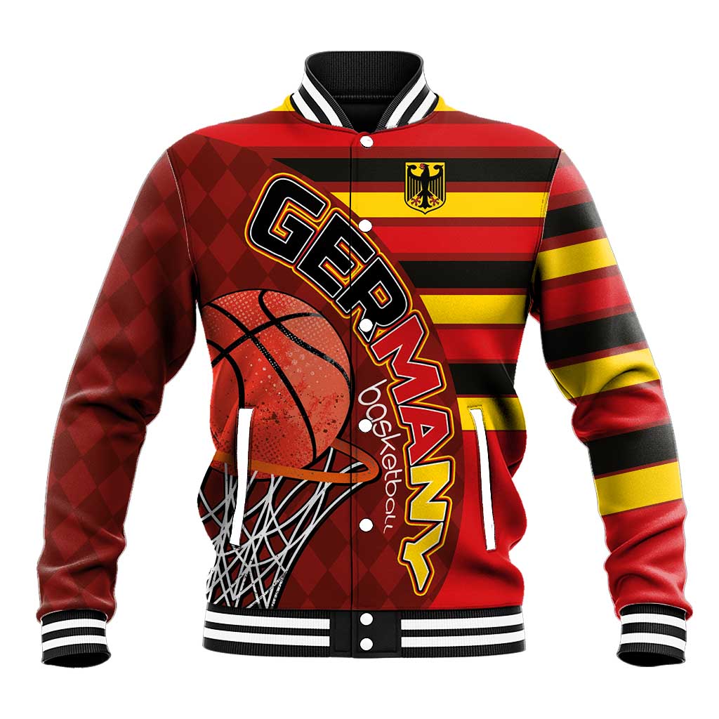 Basketball Fan Jersey Germany Baseball Jacket Die Mannschaft 2025 - Wonder Print Shop