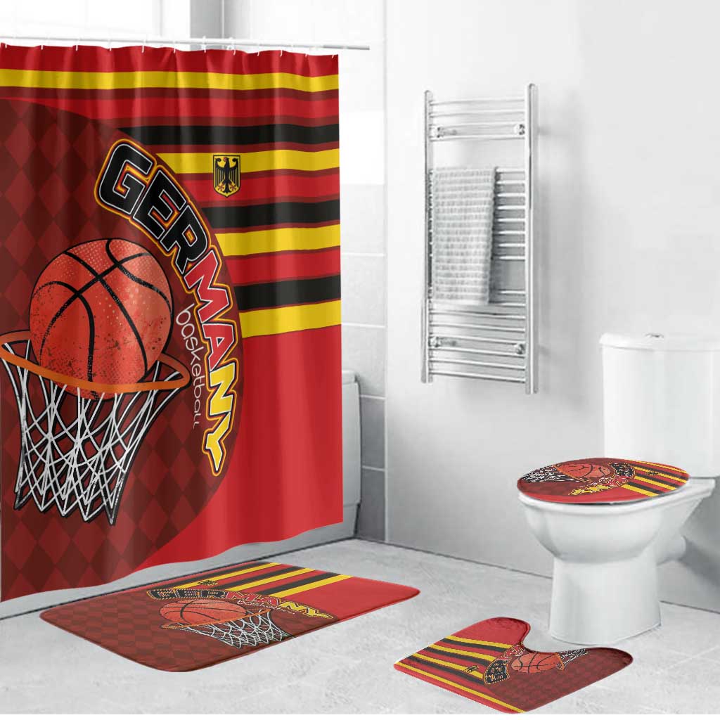 Basketball Fan Jersey Germany Bathroom Set Die Mannschaft 2025 - Wonder Print Shop