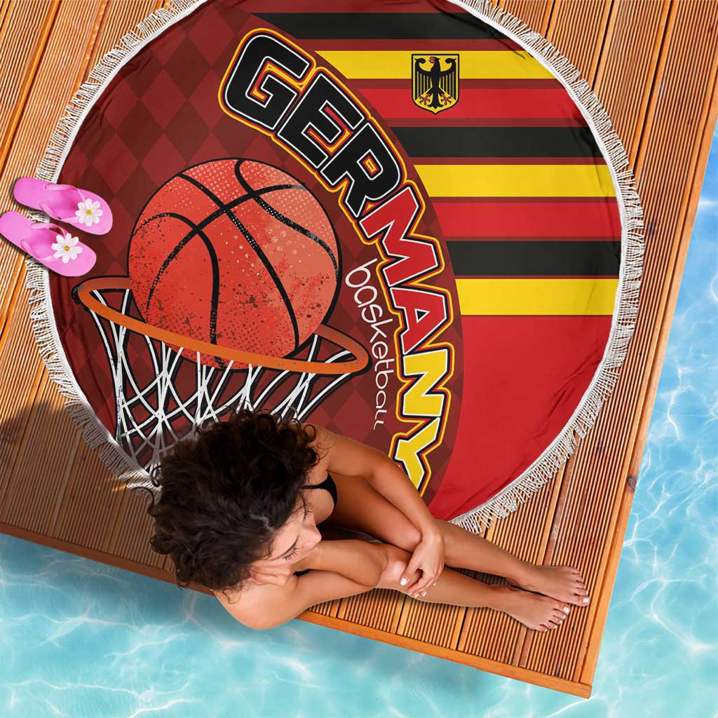 Basketball Fan Jersey Germany Beach Blanket Die Mannschaft 2025 - Wonder Print Shop